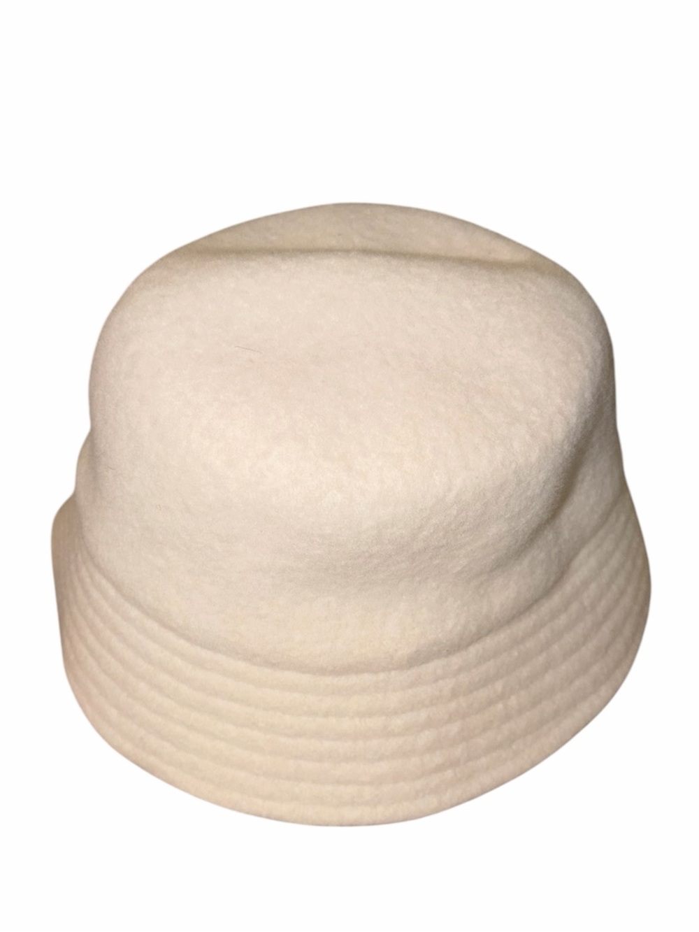 EUC Uniqlo Ivory 100% Wool Bucket Hat One Size Minimalist Cream Winter Capsule